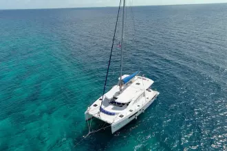 Leopard 48 at Anchor