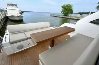 Aft deck 50ft Sunseeker 2019 Predator 