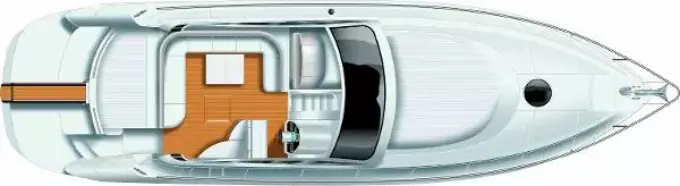 Manufacturer Provided Image: Pershing 50.1 Upper Deck Layout Plan