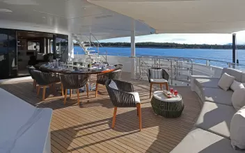 164' Heesen (COMO I)  Bridge Deck Aft