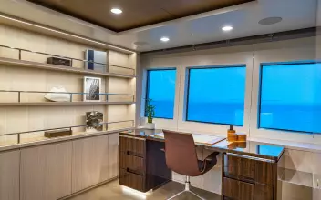 165' Feadship 2000 (REVERIE) Owner's Suite, Study