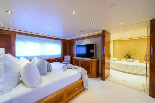 Owner Stateroom Pop Up TV