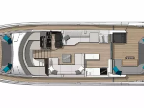 Main Deck - Extended Aft Cockpit Seating
