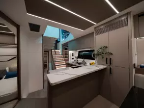 25 - Lower Deck and Galley