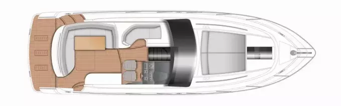 Manufacturer Provided Image: Manufacturer Provided Image: Princess V40 Main Deck Layout Plan