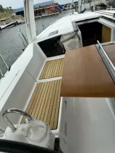 Teak Settees & Table