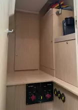 Port Aft Large Storage Locker Battery Switches, Engine Entrance Compartment