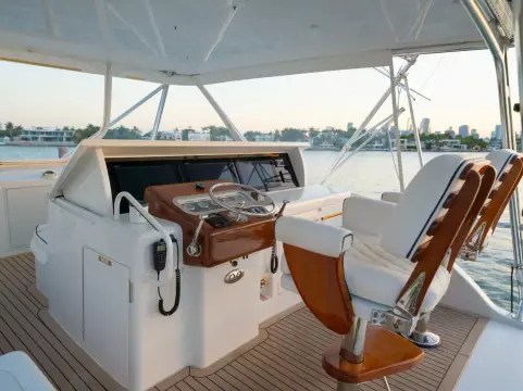 Helm with Pop Up Electronics Console   