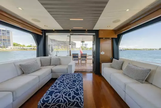 Main Salon Looking Aft