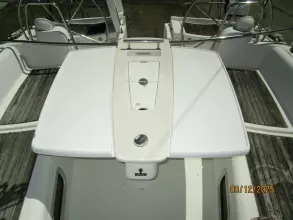 43' Beneteau cockpit table