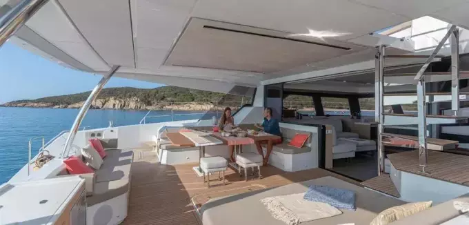 Alegria 67 cockpit