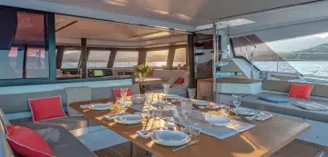 Alegria 67 cockpit table