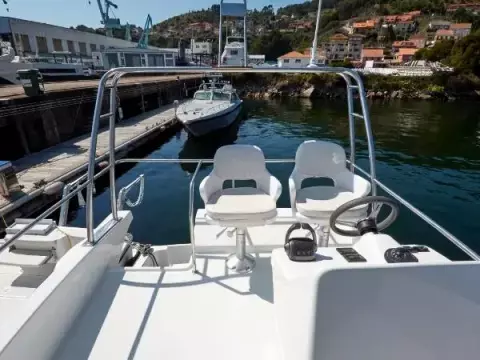 Aft of flybridge