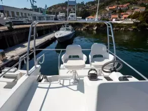 Aft of flybridge