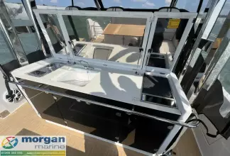 Jeanneau Cap Camarat 12.5 WA - cockpit galley with sink and grill