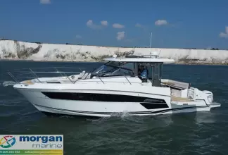 Jeanneau Cap Camarat 12.5 WA - port side with terrace open