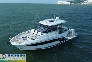 Jeanneau Cap Camarat 12.5 WA - overhead view of bow and hardtop roof