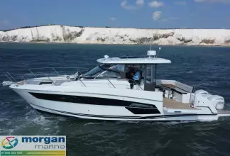 Jeanneau Cap Camarat 12.5 WA - port side view of cockpit and hardtop roof