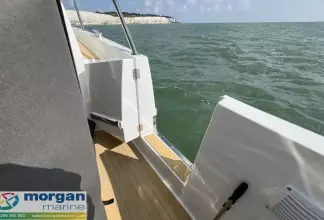 Jeanneau Cap Camarat 12.5 WA - starboard side cockpit gate for easy access to pontoons
