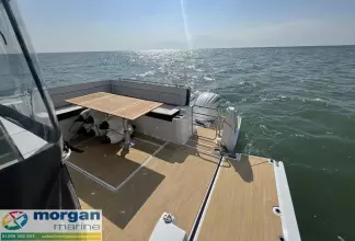 Jeanneau Cap Camarat 12.5 WA - inside cockpit with terrace open