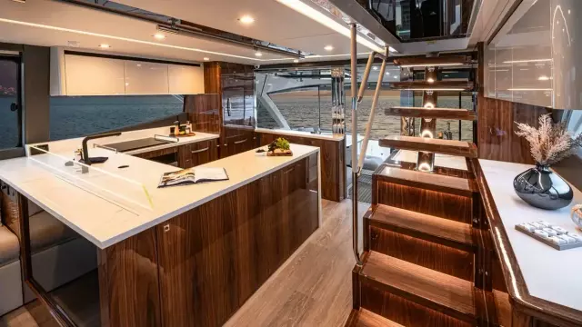 014 Riviera 64 SMY SII Galley 1