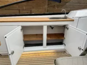 Storage cupboards under sink