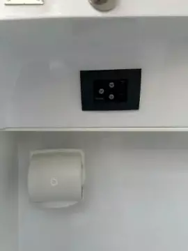 Electric toilet controls
