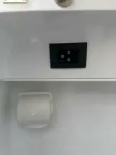Electric toilet controls