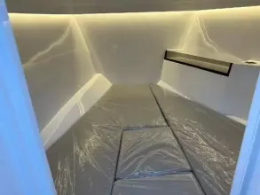 Cabin with discrete lighting