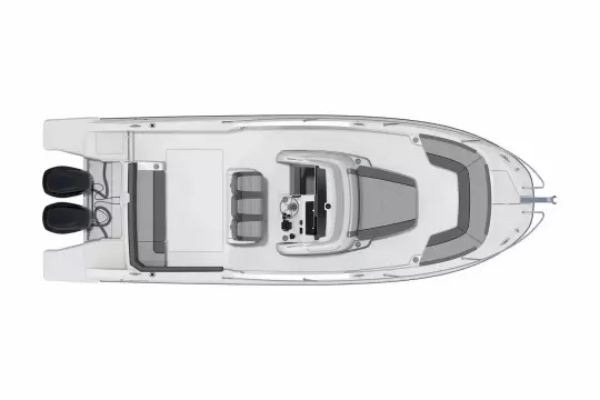 Jeanneau Cap Camarat 9.0 CC - layout diagram of cockpit