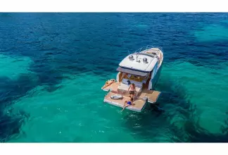 Jeanneau DB 43 inboard - view from high above